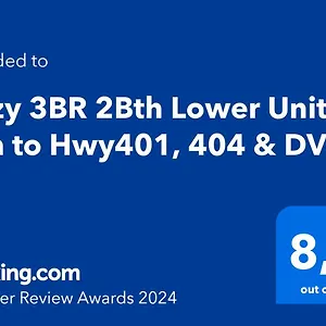 Cozy 3br 2bth Lower Unit, A Min To Hwy401, 404 & Dvp , Toronto Canada